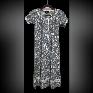 SCARLET DARKNESS Floral Short Sleeve Dress